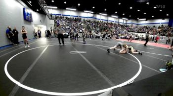 100 lbs Final - Klayton Meek, D3 Wrestling Cluib vs Zebulon Harrington, Choctaw Ironman Youth Wrestling