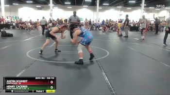 106-113 lbs Semifinal - Justin Schmidt, Unattached vs Henry Caceres, Prime Wrestling Club