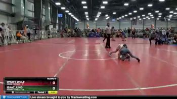 72 lbs Round 5 - Isaac Jung, Morris Fitness vs Wyatt Wolf, Crass Trained