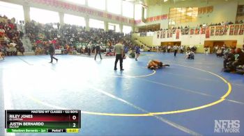 122 Boys Cons. Round 5 - Justin Bernardo, Hilltop vs Riley Jones, El Capitan