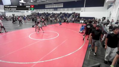 126 lbs Cons. Round 4 - Phillip Green, Clovis High vs Tyler Hiraoka, John W. North High School Wres