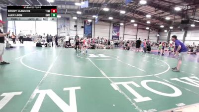 120 lbs Rr Rnd 2 - Brody Clemons, Terps SMASH ES vs Alex Leon, Untouchables