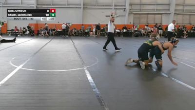 115 lbs Round 1 - Tate Johnson, Blue Streak vs Daniel Jacobucci, Westshore
