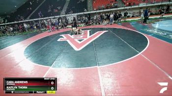 140 lbs Quarterfinal - Cara Andrews, Wyoming vs Kaitlyn Thorn, Montana