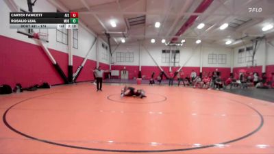 174 lbs 5th Place Match - Rosalio Leal, Modesto Junior College vs Carter Fawcett, Arizona Christian