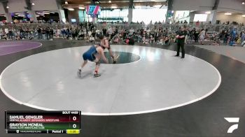 132 lbs Champ. Round 1 - Samuel Gengler, Veritas Academy Defenders Wrestling vs Grayson McNeal, Texas Elite Wrestling Club