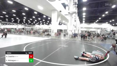 100 lbs Consolation - Adrian Castillo, Dethrone WC vs Ezra Mckague, No Team