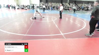 57-M2 lbs Semifinal - Miles Alderman, Stray Dawgs vs Carmine Rossi, Jefferson Township