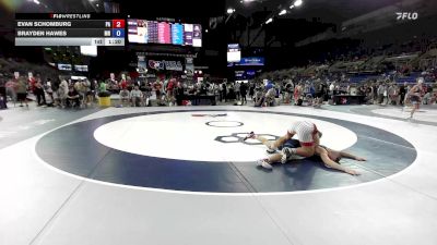 126 lbs Cons. Quarters - Evan Schomburg, PA vs Brayden Hawes, MN