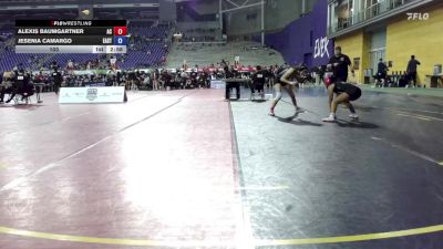 103 lbs 2nd Wrestleback (16 Team) - Alexis Baumgartner, Adrian College vs Jesenia Camargo, Eastern