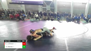 175 lbs Champ. Round 2 - Aaron Reeves, Fruita Monument vs Kaison Levenduski-Johnson, West