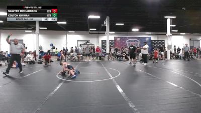 52 lbs Semifinal - Sawyer Richardson, Capital City Wrestling Club vs Colton Kirwan, Shore Elite