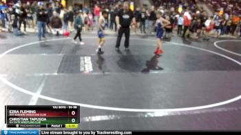 93-98 lbs Quarterfinal - Christian Tapusoa, SLV Elite Wrestling Club vs Ezra Fleming, Mat Burners Wrestling Club