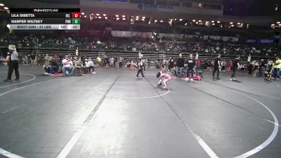 41 lbs Consolation - Lila DiBetta, Del Val Wildcats vs Harper Wiltsey, Pinelands