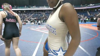 1-4A - 145 Quarterfinal - Mariyah Spruiell, Jordan-Matthews High School vs Myah Winfrey, Robbinsville High School
