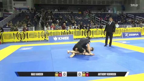 Anthony Robinson vs Max Hanson 2025 Pan IBJJF Jiu-Jitsu No-Gi Championship