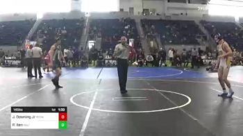 145 lbs Round Of 32 - John Downing Jr, Redmond High School vs Payton Iten, Holtville Wc