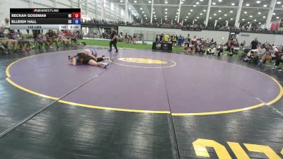 155 lbs Beckah Gossman, Nebraska vs Elleigh Hall, South Carolina