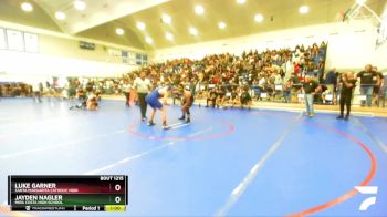 165 lbs Cons. Round 1 - Jayden Nagler, Mira Costa High School vs Luke Garner, Santa Margarita Catholic High