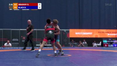 67 kg Qualification - Otto Black, USA vs Damir Ibrashov, KAZ
