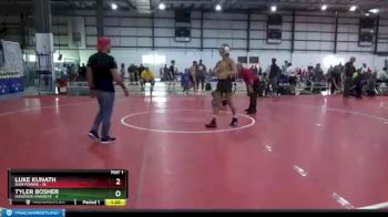 132 lbs Round 2 (6 Team) - Luke Kunath, RAW POWER vs Tyler Bosher, HANOVER HAWKEYE