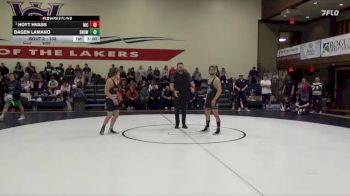 133 lbs Quarterfinal - Hoyt Hvass, North Idaho College vs Dagen Lamano, Snow