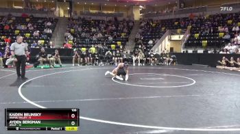 106 lbs 5th & 7th Place - Kaiden Belinsky, Wapsie Valley vs Ayden Bergman, Jesup
