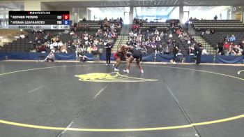 207 lbs Cons. Round 3 - Esther Peters, Chadron vs Kitana Leafaatoto, Texas Woman`s University