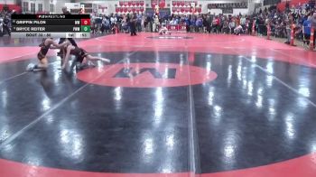 80 lbs Champ. Round 2 - Griffin Pilon, Monticello Warriors vs Bryce Reiter, Pursuit Wrestling Minnesota