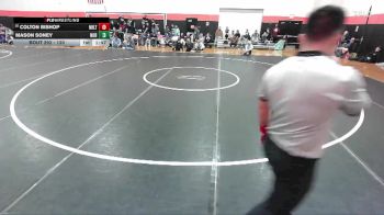 120 lbs Cons. Round 1 - Colton Bishop, MILTON (WI) vs Mason Soney, Normal (COMMUNITY)
