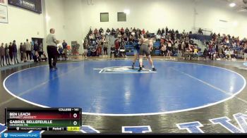 141 lbs Champ. Round 1 - Ben Leach, Elmhurst University vs Gabriel Bellefeuille, Concordia MN