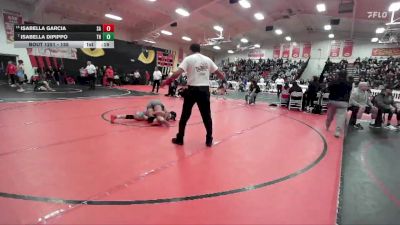 135 lbs Cons. Round 7 - Isabella Garcia, Santa Ana vs Isabella Dipippo, Trabuco Hills