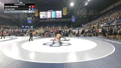 138 lbs Cons. Sub-rd Of 64 - Noah Wuthnow, Kansas vs Jaylen Civil, Missouri