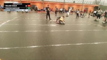 105 lbs Round 1 - Preston Bartolini, Carolina Reapers vs William Conlin, Project Destiny Wrestling Club