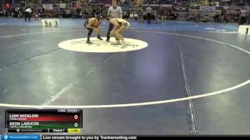 152 lbs Cons. Round 1 - Liam Wicklow, Fargo Davies vs Keon Laducer, Turtle Mountain