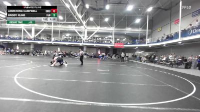 285 lbs Consi Of 32 #2 - Armstong Campbell, Unrostered - UnAttached vs Brody Kline, F&m