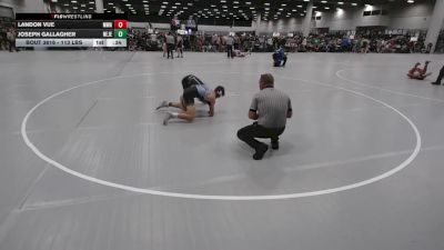 113 lbs Cons. Rd Of 32 - Landon Vue, Moen Wrestling Academy vs Joseph Gallagher, New Jersey