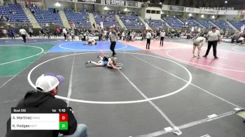 109 lbs Semifinal - Alora Martinez, Pomona Elite vs Kylee Hodges, Next Level Wrestling