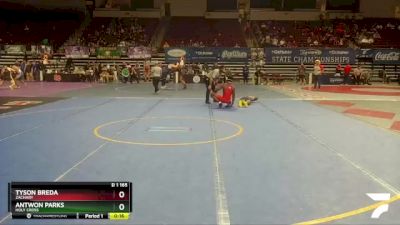 D 1 165 lbs Cons. Round 5 - Tyson Breda, Zachary vs Antwon Parks, Holy Cross