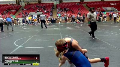 76 lbs Cons. Semi - Bentley Pope, Bulldawg Wrestling Club vs Parker Timko, Rising Kingz