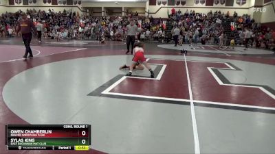 SPW-13 lbs Cons. Round 1 - Owen Chamberlin, Denver Wrestling Club vs Sylas King, East Buchanan Mat Club