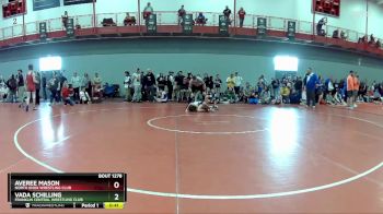 65 lbs Round 3 - Vada Schilling, Franklin Central Wrestling Club vs Averee Mason, North Knox Wrestling Club