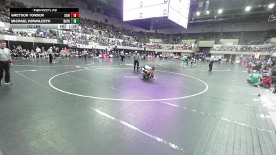 157 lbs Greyson Tonsor, Slinger vs Michael Kowalczyk, Bay Port