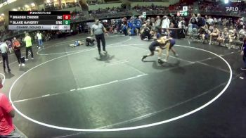 80 lbs Champ. Round 1 - Blake Haverty, Gretna Youth Wrestling Club vs Braden Crider, Bridgeport Wrestling Club