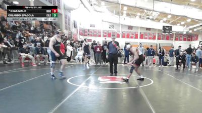 175 lbs 5th Place - Ilyas Malik, Winchester vs Orlando Spadola, Cambridge