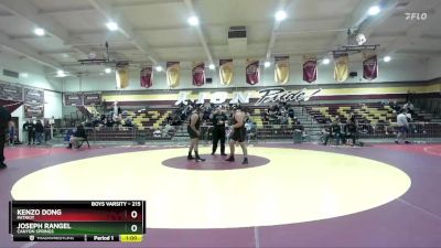 215 lbs Cons. Round 4 - Kenzo Dong, Patriot vs Joseph Rangel, Canyon Springs