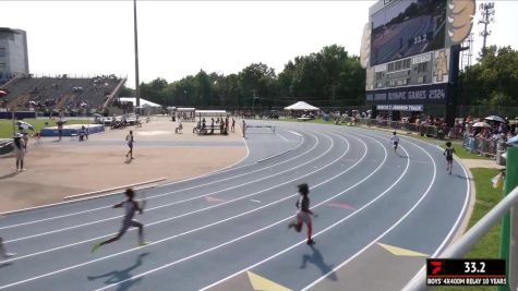 Youth Boys' 4x400m Relay, Semi-Finals 2 - Age 9-10