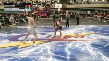 121 lbs Round 3 (4 Team) - Cruzer Dominguez, Creighton Prep, NE vs Elijah Hunter, Stillwater, MN