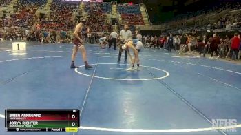 138 lbs Cons. Round 3 - Joryn Richter, Bismarck St Mary`s vs Brier Arnegard, Watford City