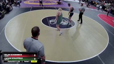 Cons. Round 3 - Rylan Schoenbeck, Norris vs Cayson Schlotfeld, Gretna